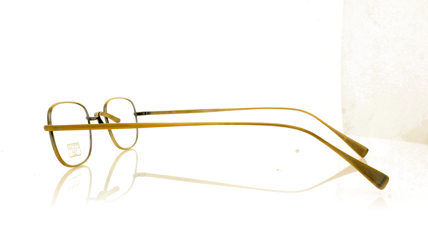 Eyevan 7285 165E 901 Gold Glasses - Side
