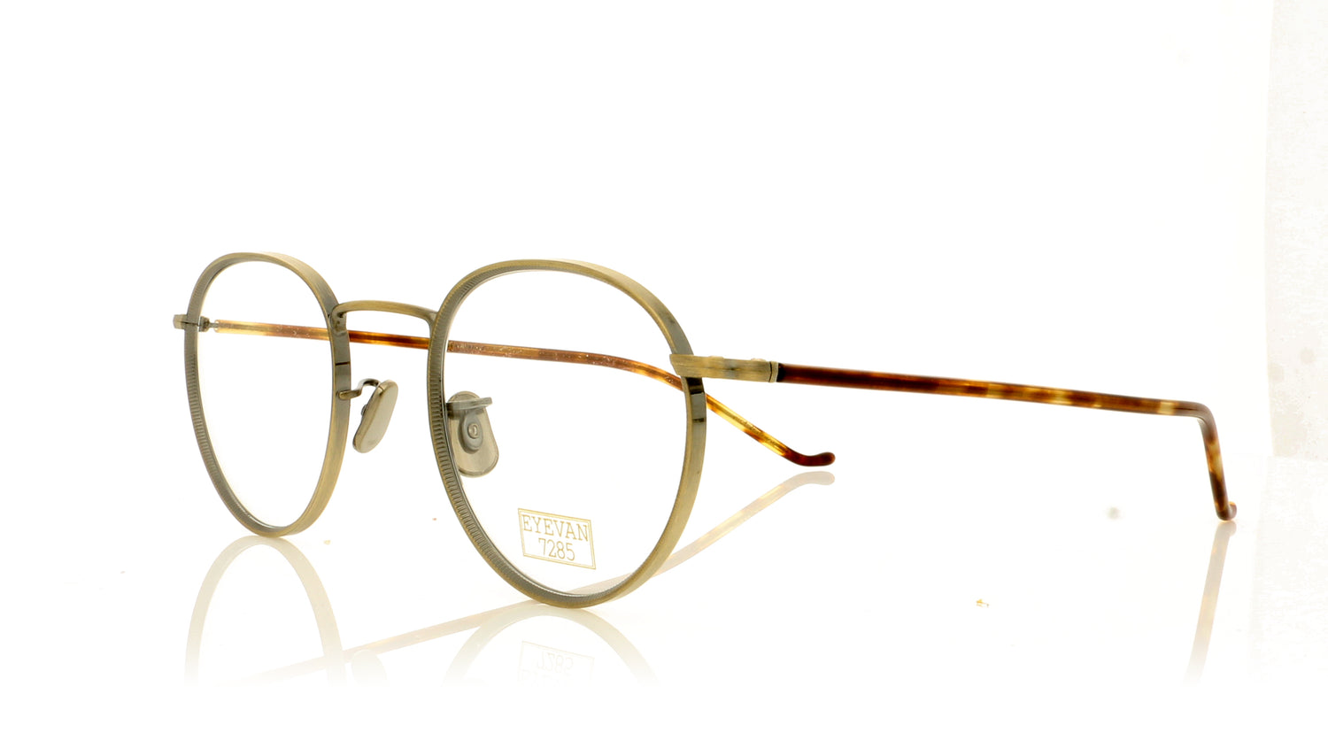 Eyevan 7285 215 9010 Bronze Glasses - Angle