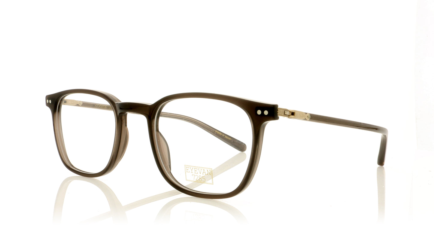 Eyevan 7285 323E 103 Milky Grey Glasses - Angle