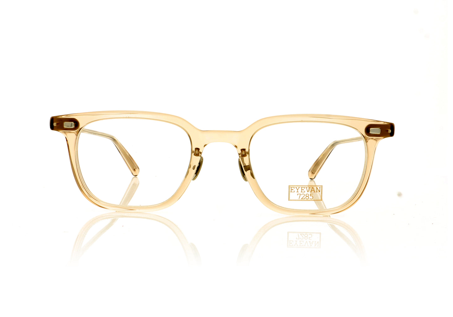 Eyevan 7285 EV328 340 Brown Crystal Glasses - Front