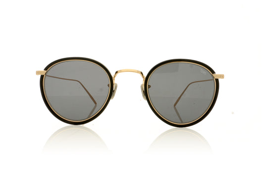 Eyevan 7285 EV717-E 717E 1002 Black Sunglasses - Front