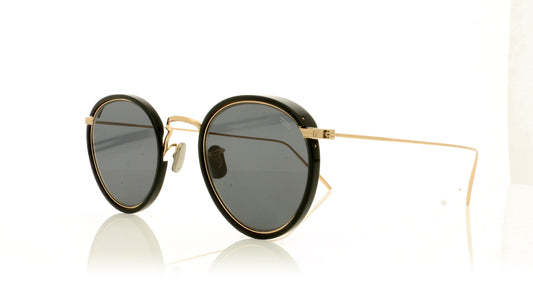 Eyevan 7285 EV717-E 717E 1002 Black Sunglasses - Angle