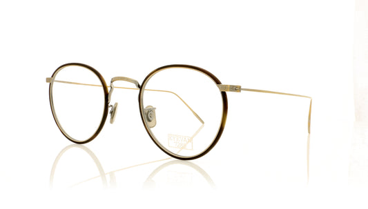 Eyevan 7285 Eyevan 717W 3010 Dark Brown Glasses - Angle