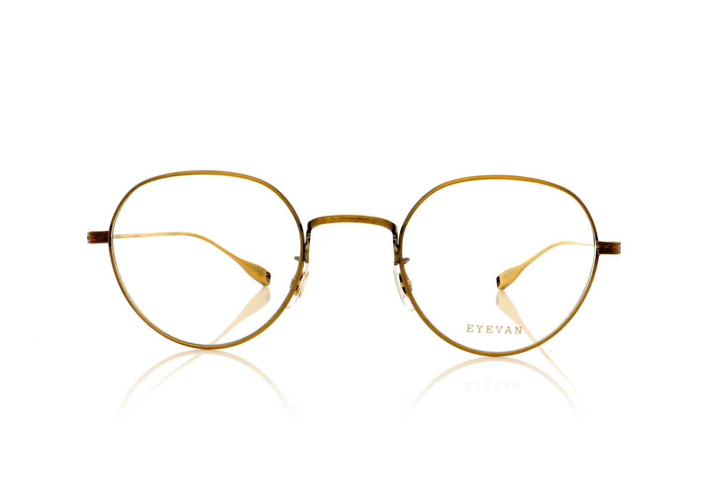 Eyevan 7285 Cedar AG Matt Gold Glasses - Front