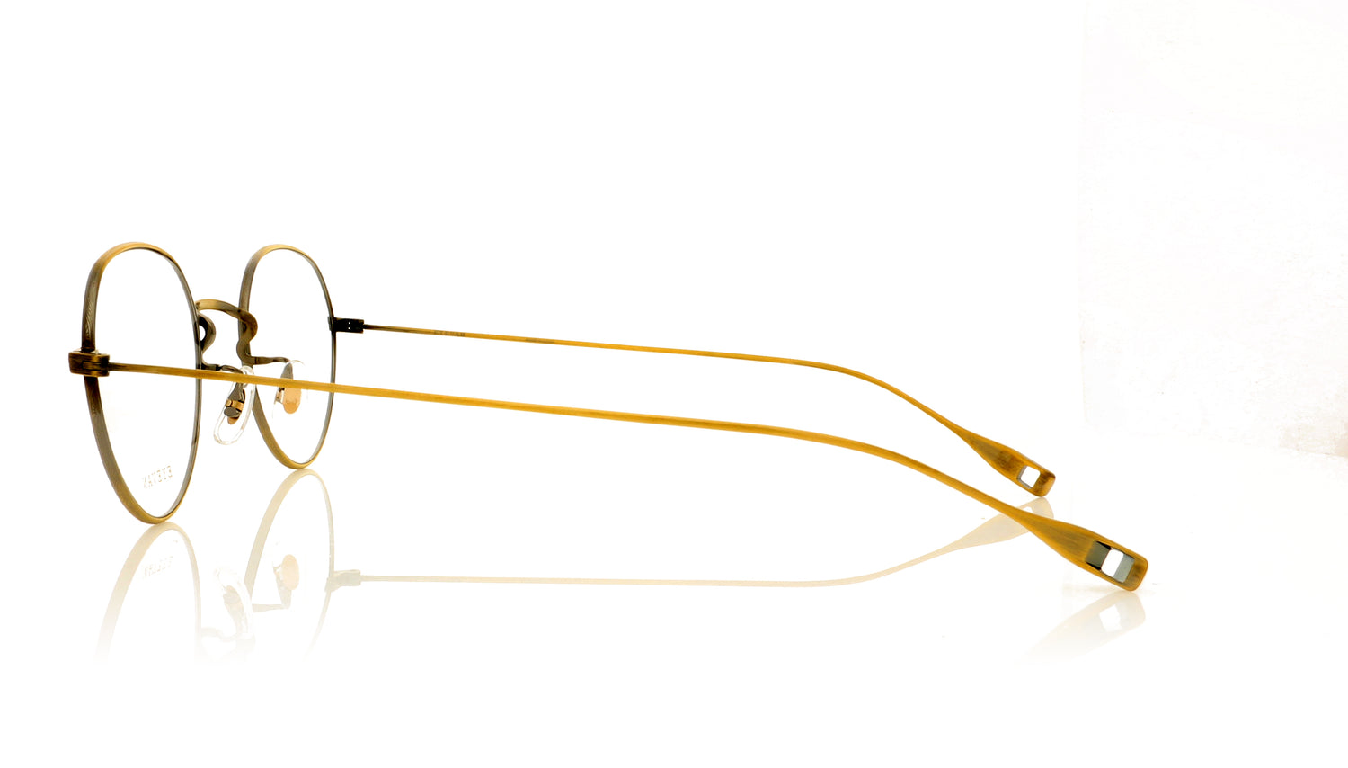Eyevan 7285 Cedar AG Matt Gold Glasses - Side