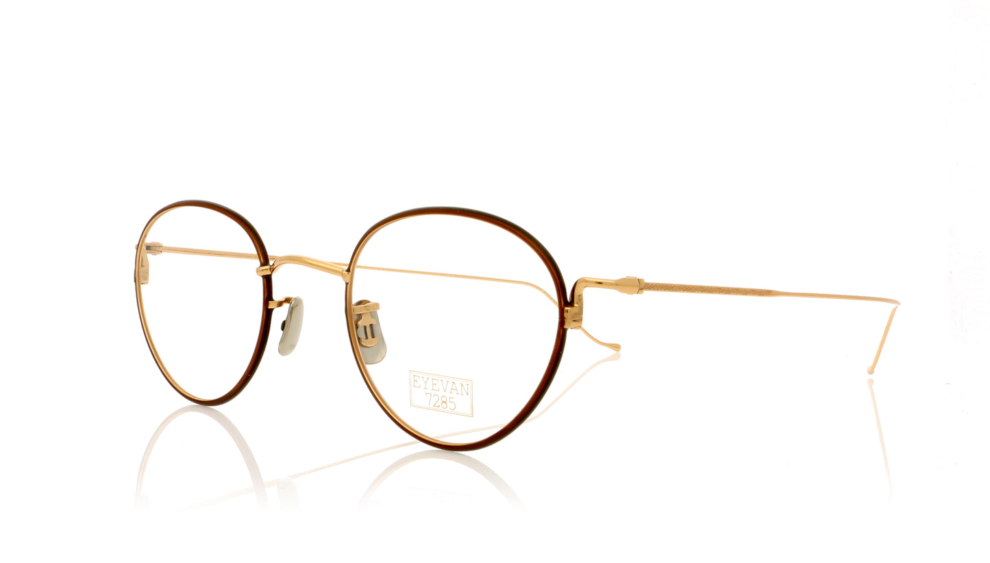 Eyevan 7285 EV164 16 9009 Glasses - Angle