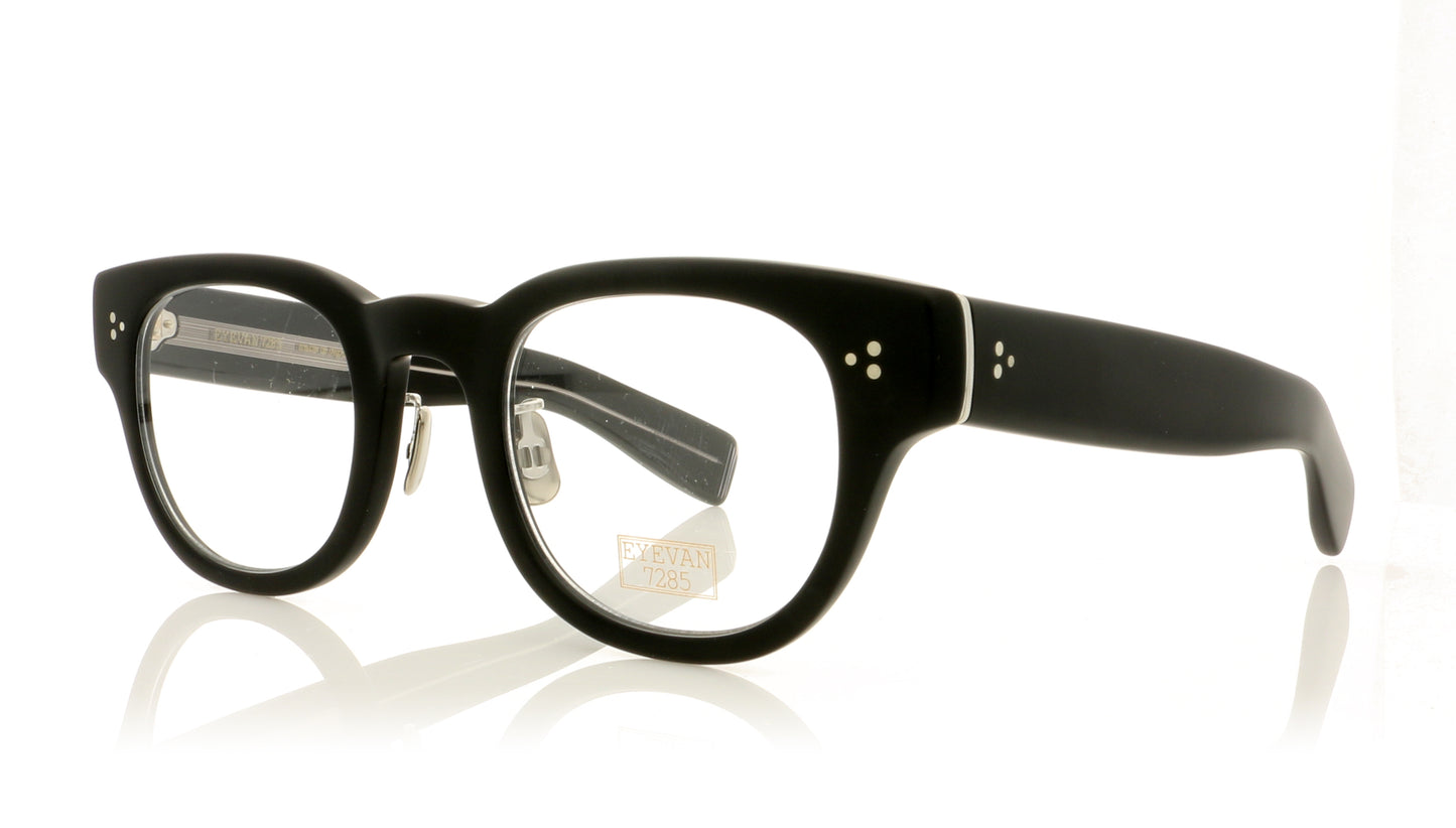 Eyevan 7285 EV329 C112 Black Glasses - Angle