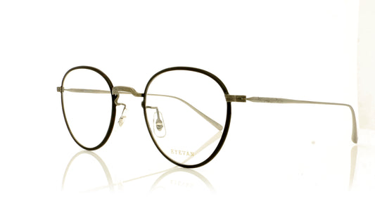 Eyevan 7285 Jonathan P-C Black Glasses - Angle