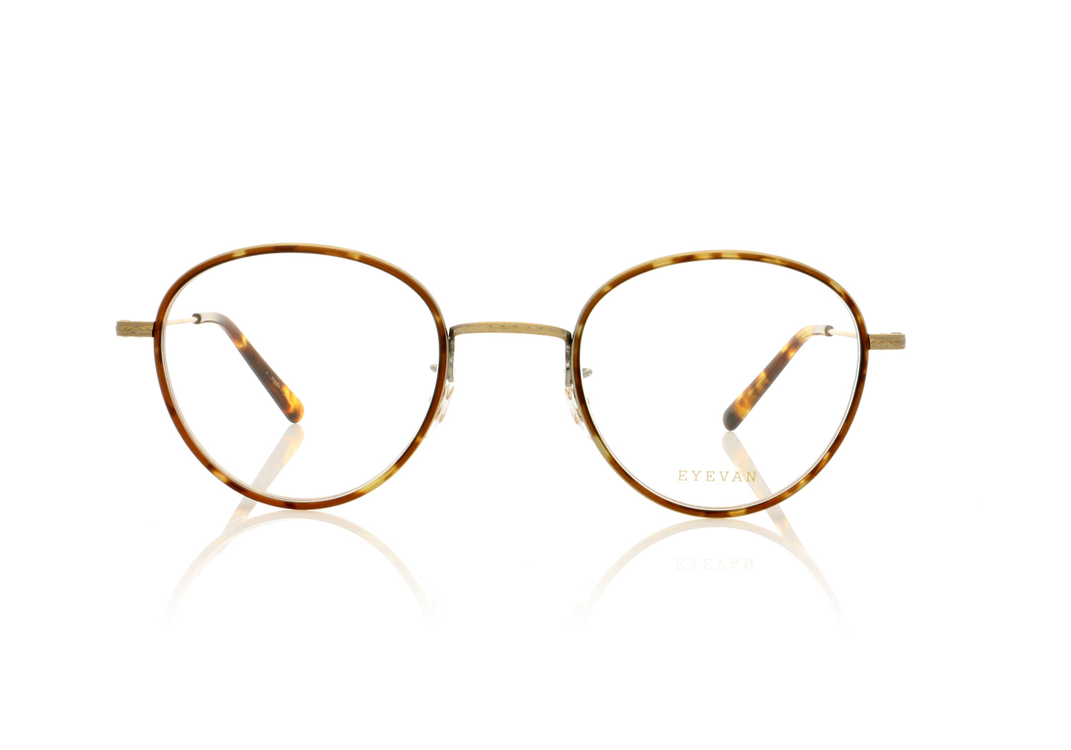 Eyevan 7285 Ferren AG Gold Glasses - Front