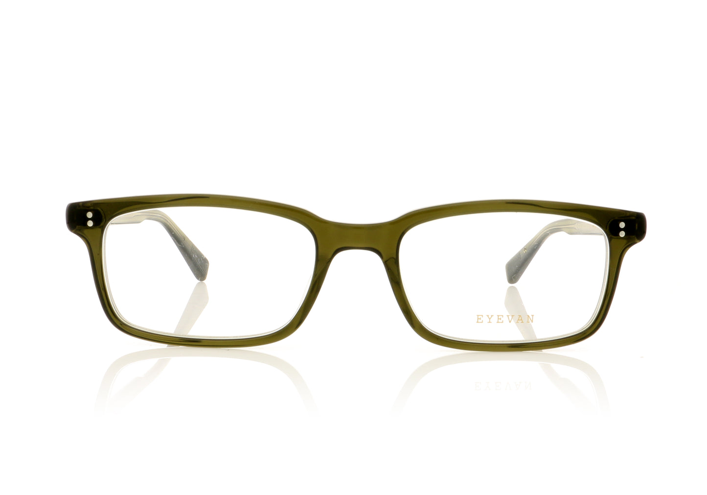 Eyevan 7285 Frey-E COD Green Glasses - Front