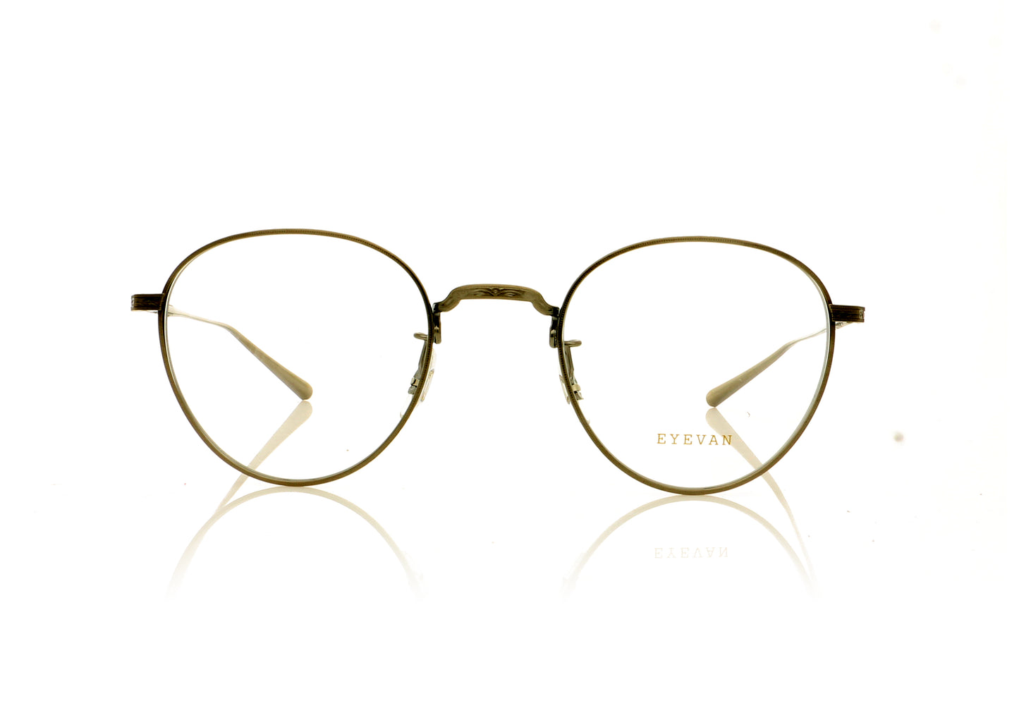 Eyevan 7285 Jonathan P Gunmetal Glasses - Front
