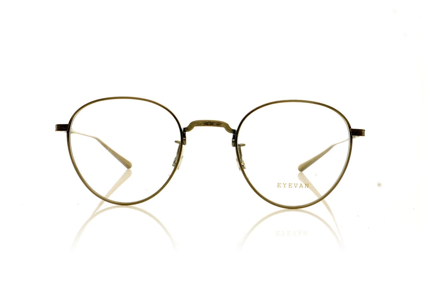 Eyevan 7285 Jonathan P Gunmetal Glasses - Front