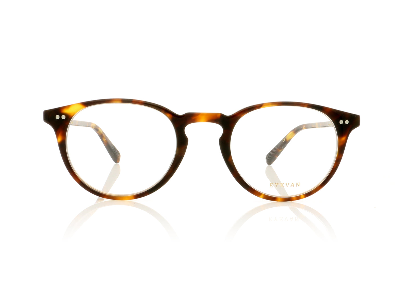 Eyevan 7285 Loewy-E Tort Tortoise Glasses - Front