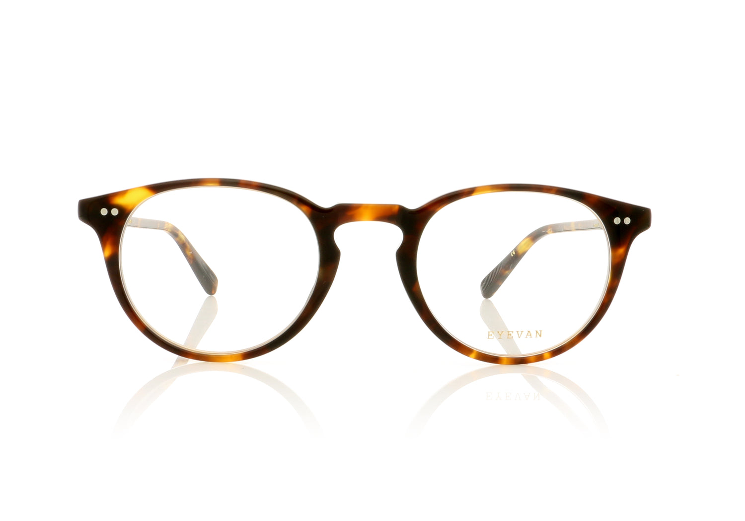 Eyevan 7285 Loewy-E Tort Tortoise Glasses - Front