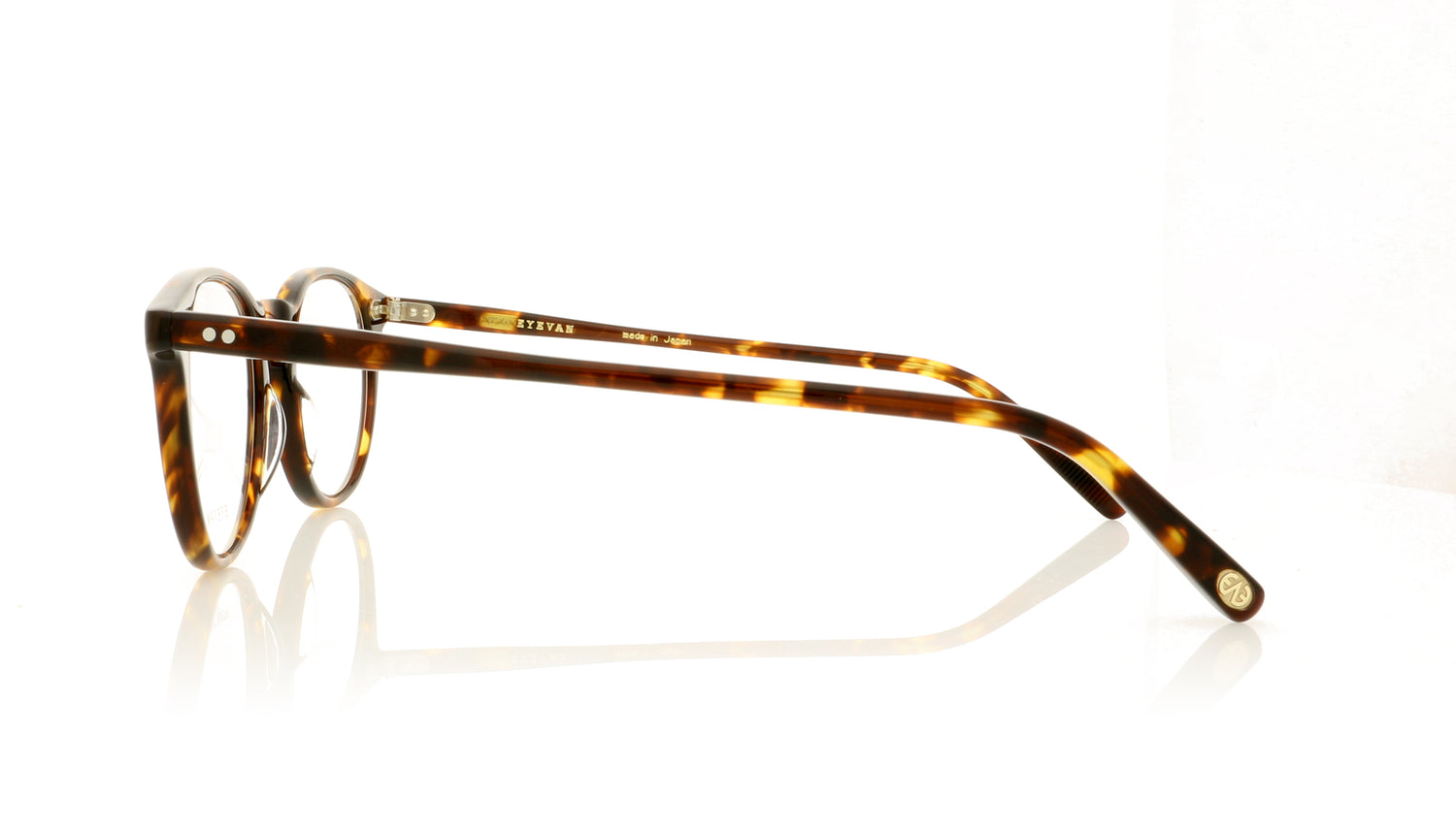 Eyevan 7285 Loewy-E Tort Tortoise Glasses - Side