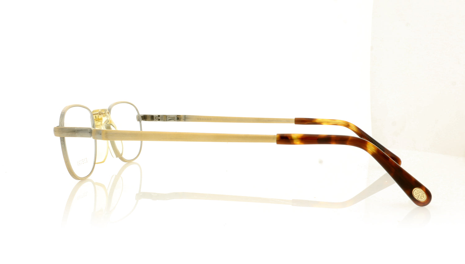 Eyevan 7285 Off AG Gold Glasses - Side