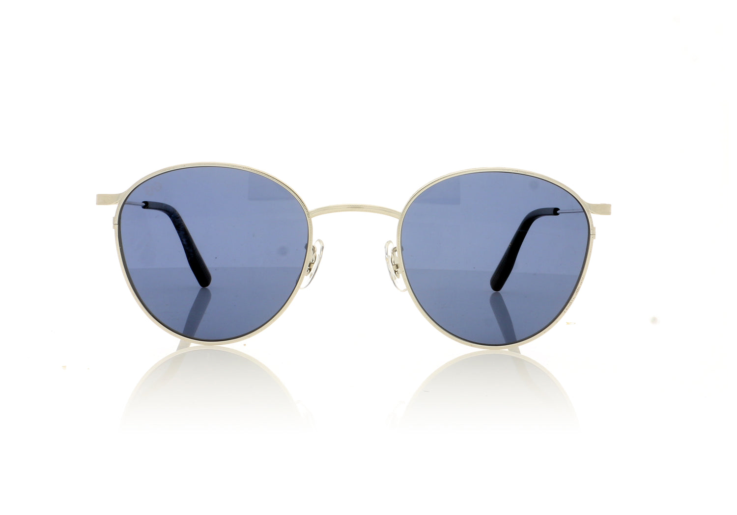 Eyevan 7285 Quincy Quincey S-M Blue Silver Sunglasses - Front