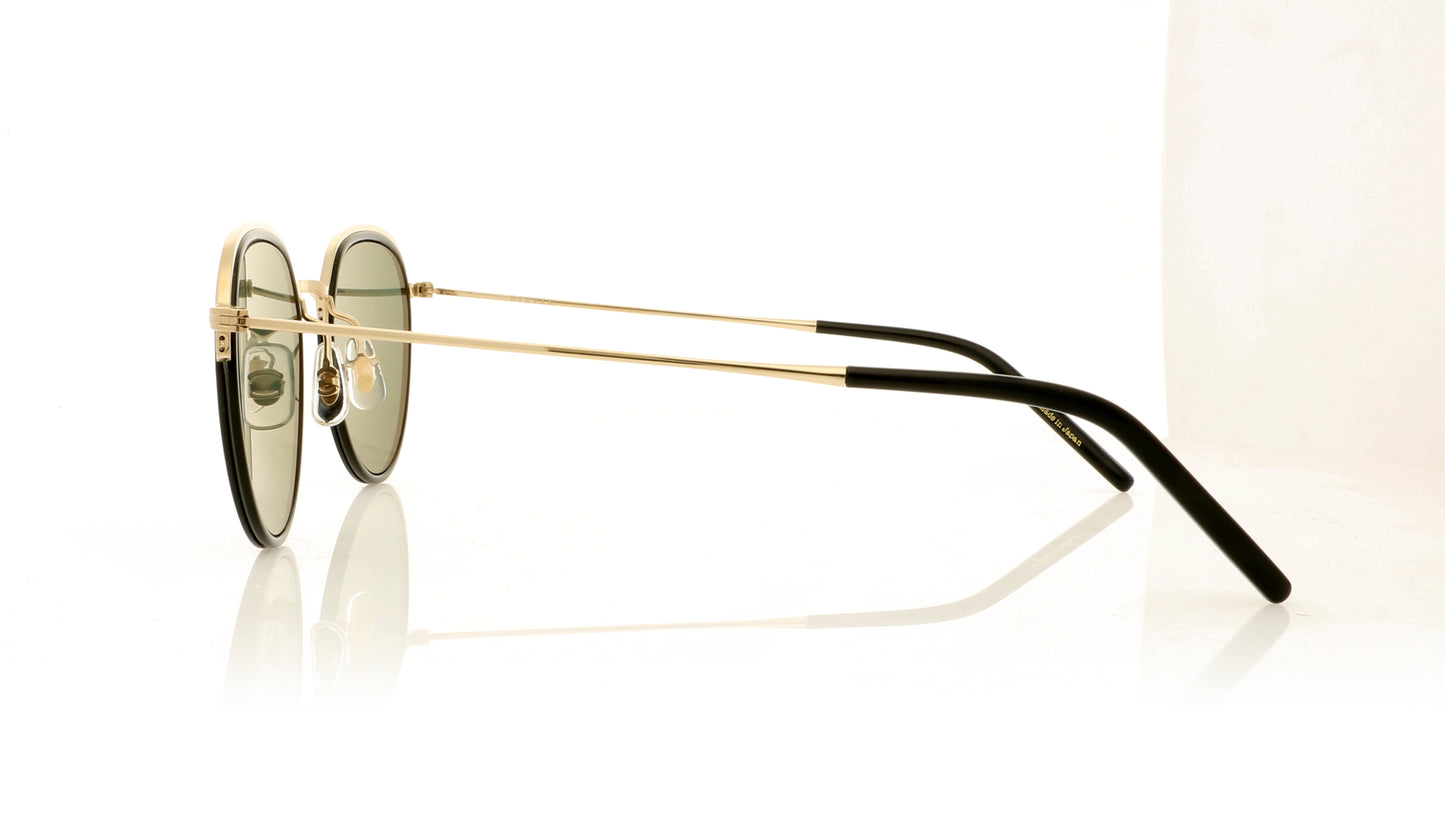 Eyevan 7285 Romney G-C. GRN Gold Sunglasses - Side