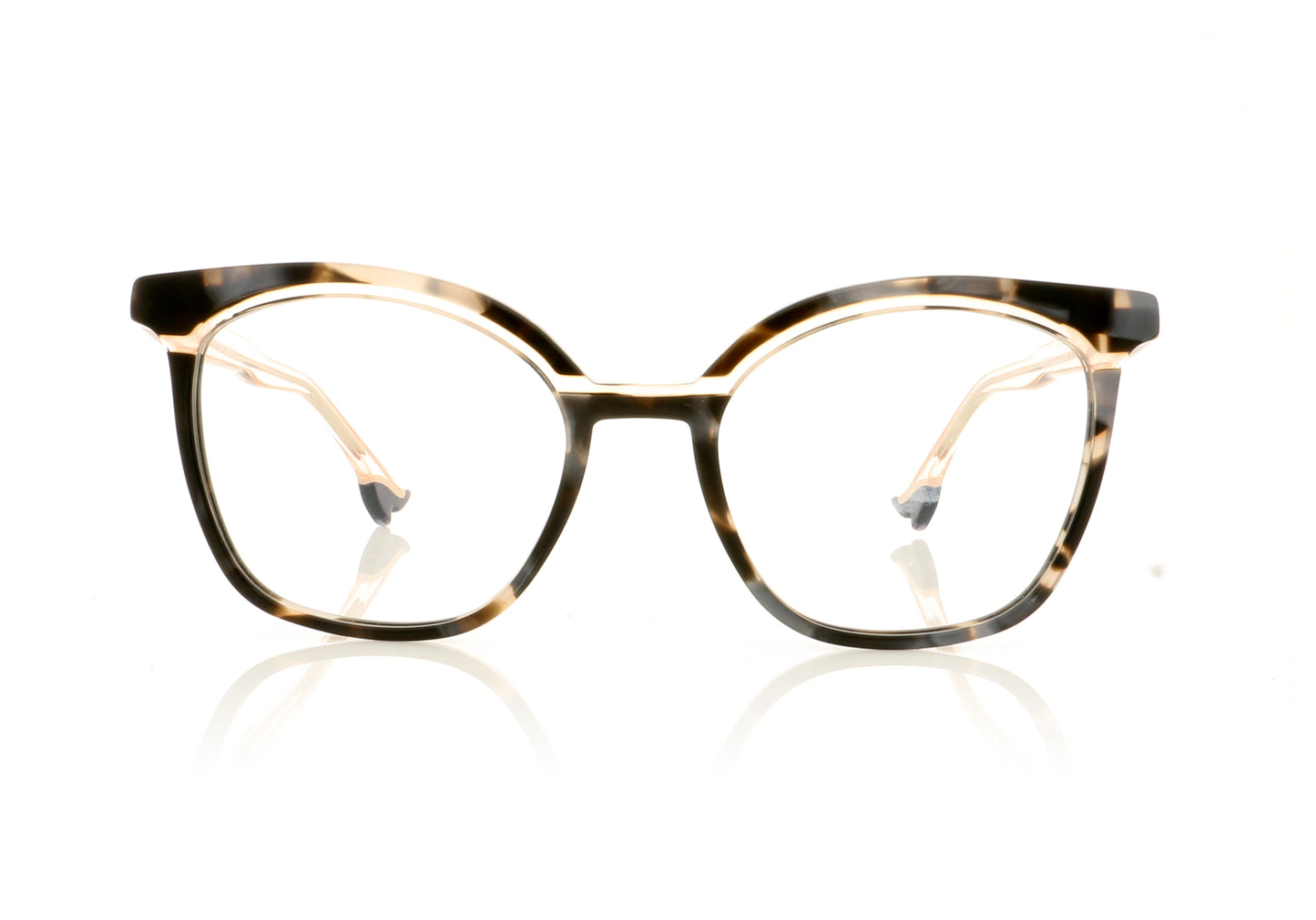 Face à Face Bocca 20s 6092 Grey Glasses - Front