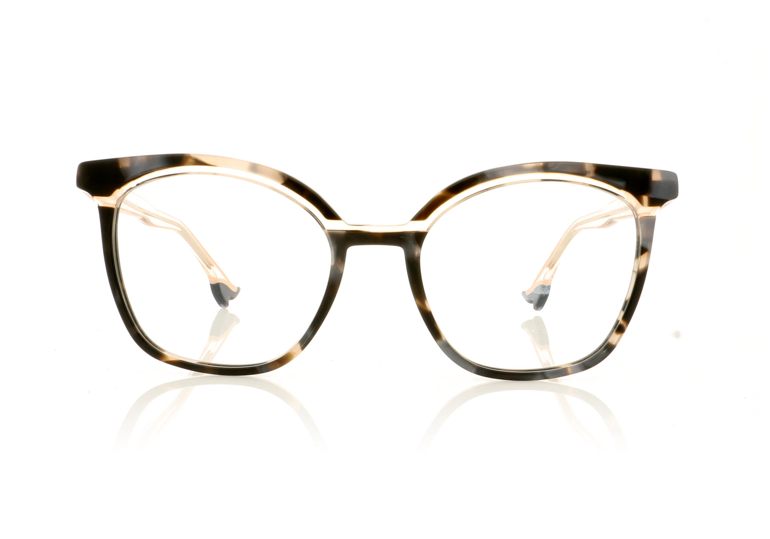 Face à Face Bocca 20s 6092 Grey Glasses - Front