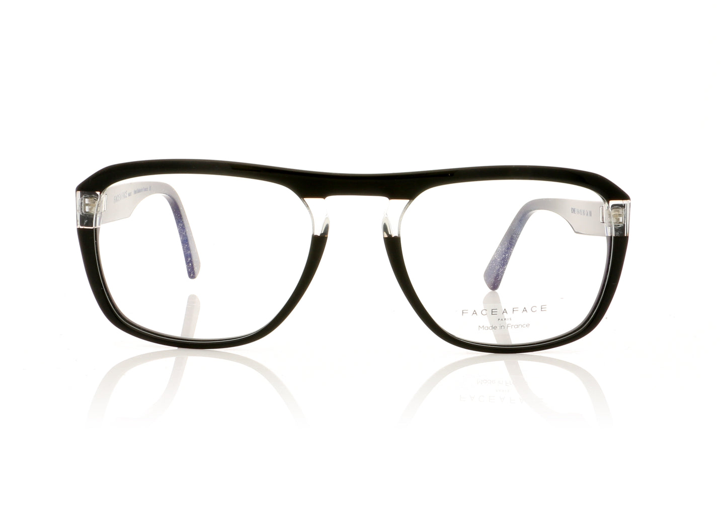Face à Face Bowie 100 Black Glasses - Front