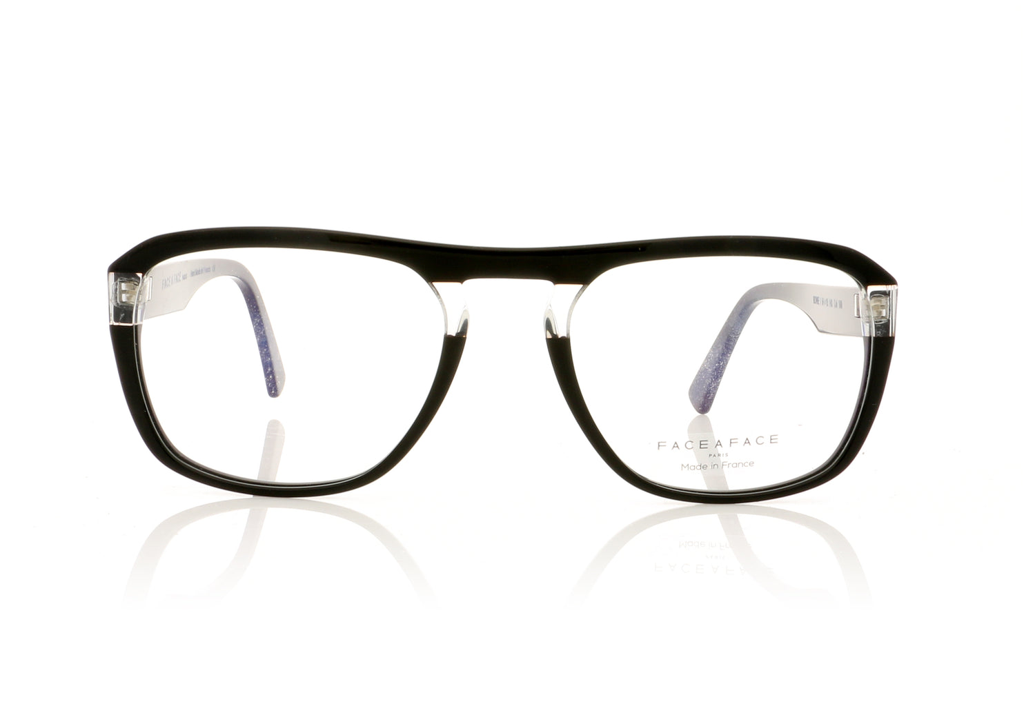 Face à Face Bowie 100 Black Glasses - Front