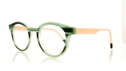 Face à Face Hollow 3 4057 Green Glasses - Angle