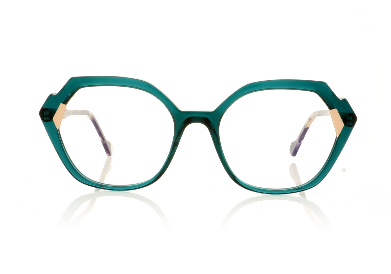 Face à Face Gipsie2 2045 Green Glasses - Front