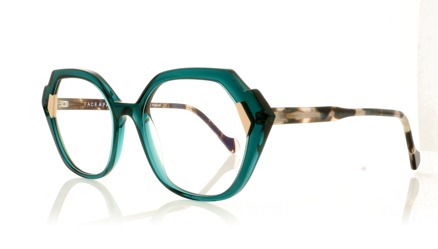 Face à Face Gipsie2 2045 Green Glasses - Angle