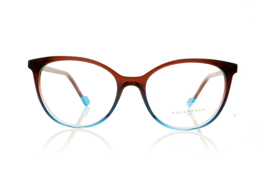 Face à Face Norma 2 1102 Brown Glasses - Front