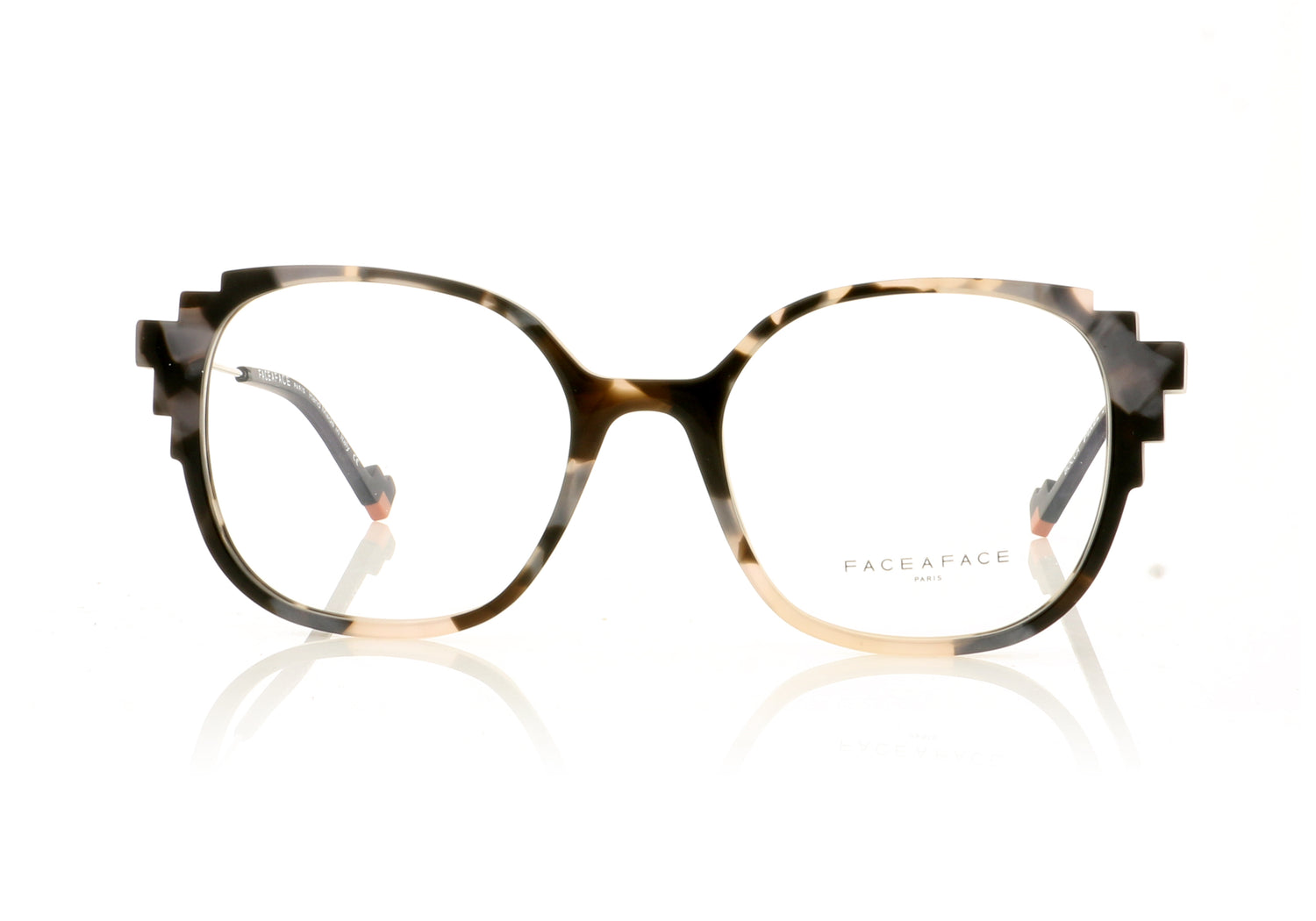 Face à Face Bocca Pixel 2 6092 Grey Tortoise Glasses - Front