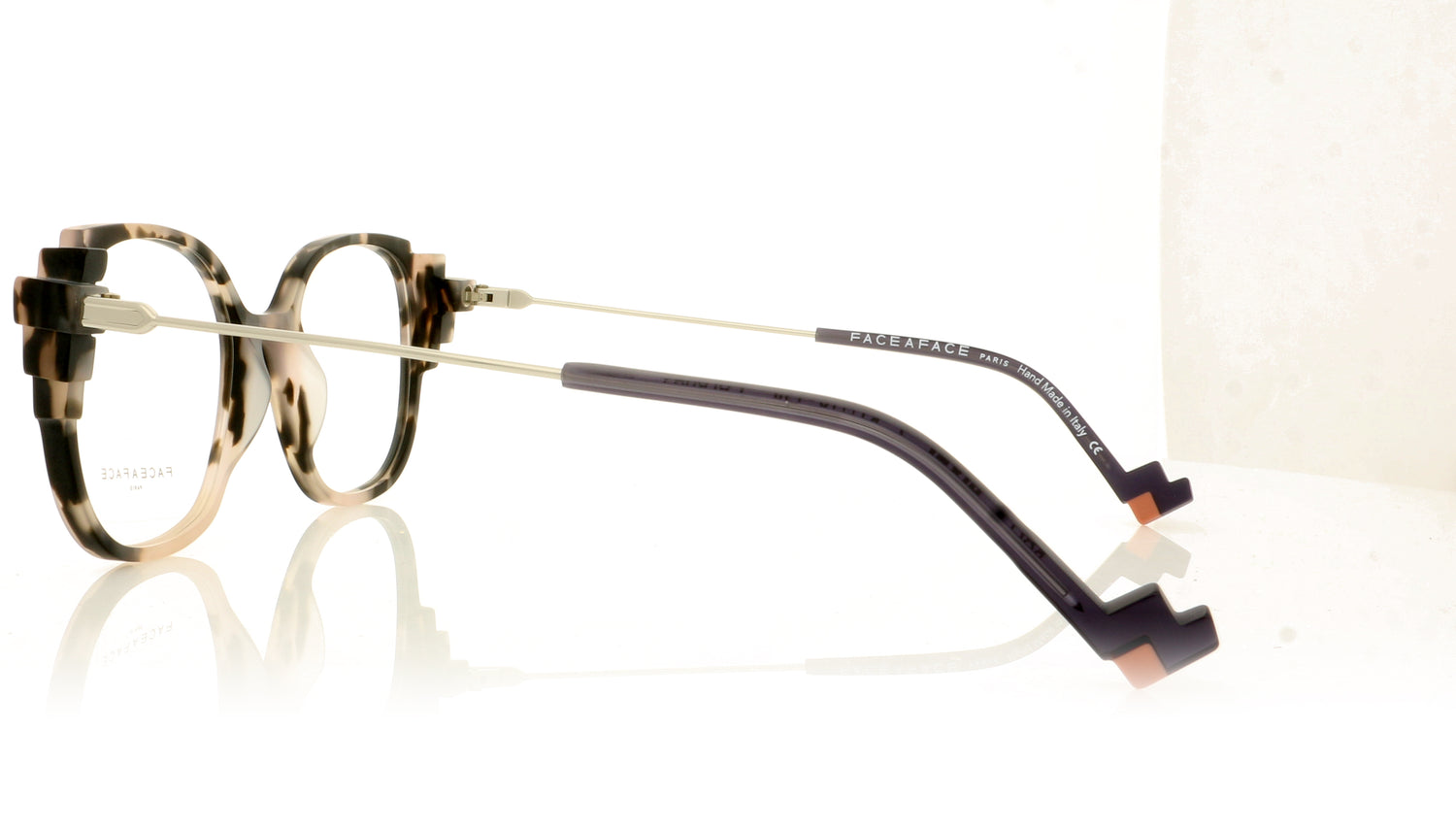 Face à Face Bocca Pixel 2 6092 Grey Tortoise Glasses - Side