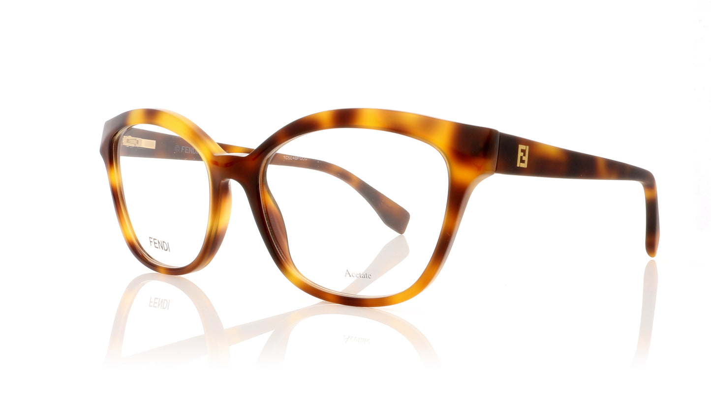 Fendi FF 0044 05L Havana Glasses - Angle