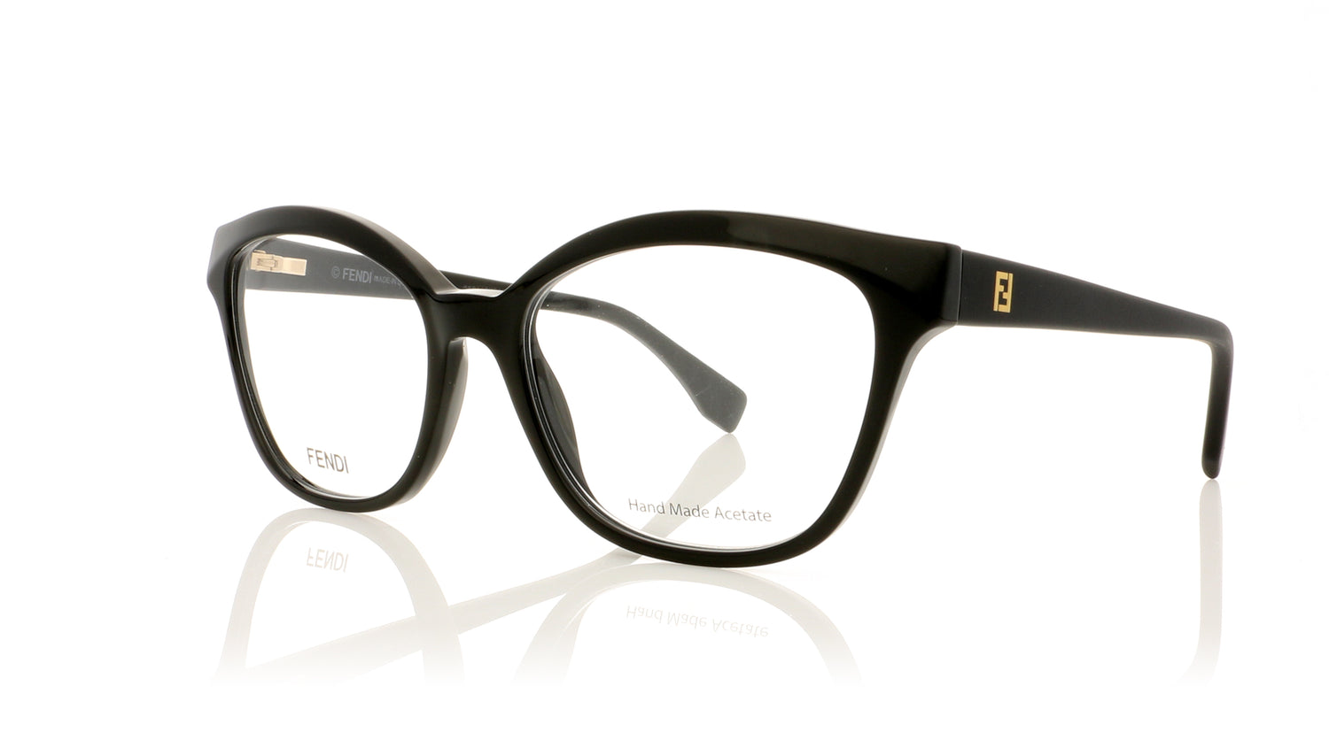 Fendi FF 0044 64H Black Glasses - Angle