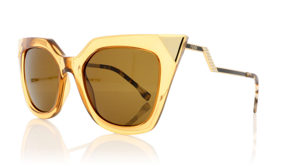 Fendi FF0060/S MSY Champagne Sunglasses - Angle