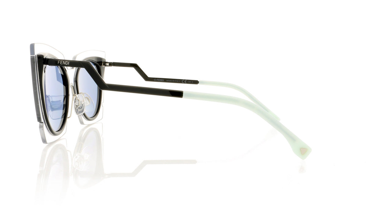 Fendi FF 0117/S IBZ Black Sunglasses - Side