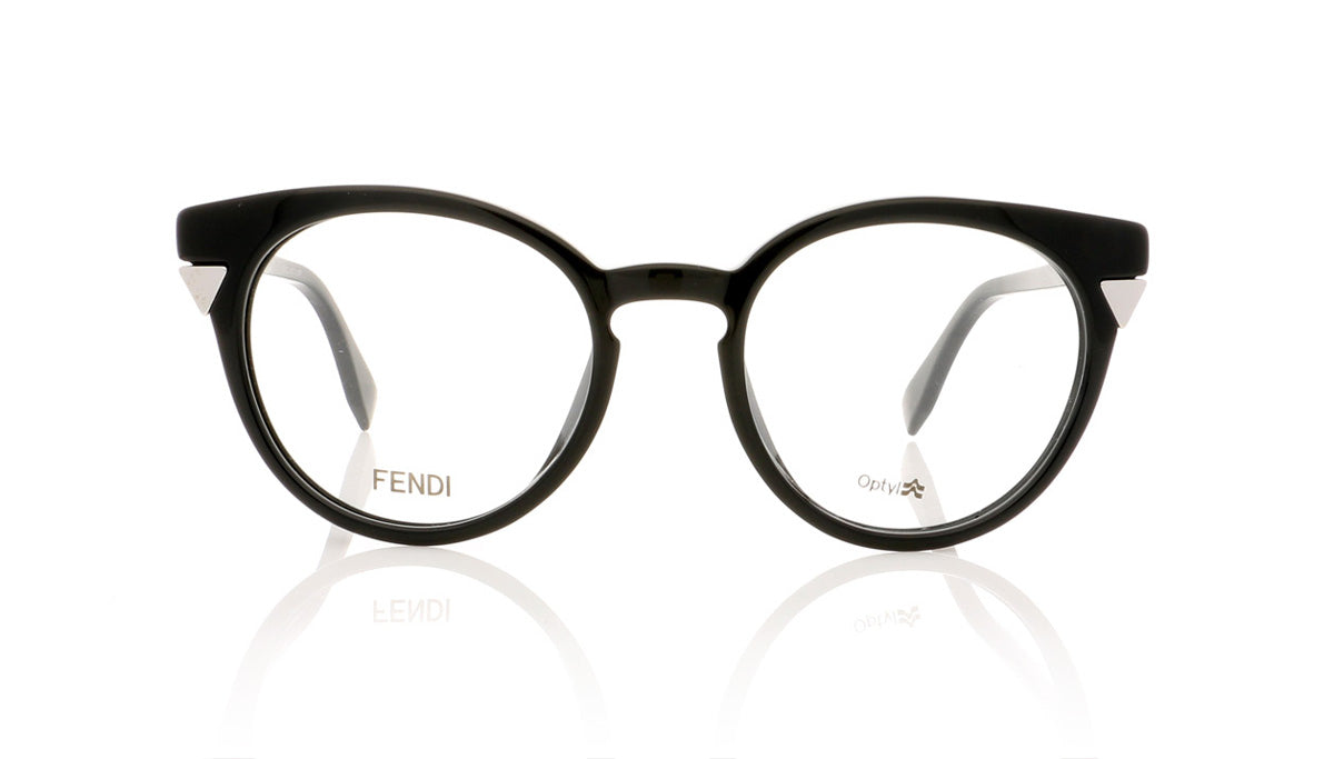 Fendi FF0127 D28 Shiny Black Glasses - Front