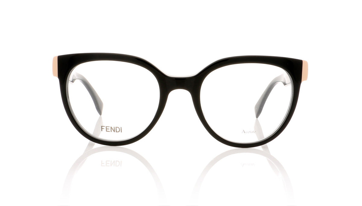 Fendi FF0131 29A Shiny Black Glasses - Front