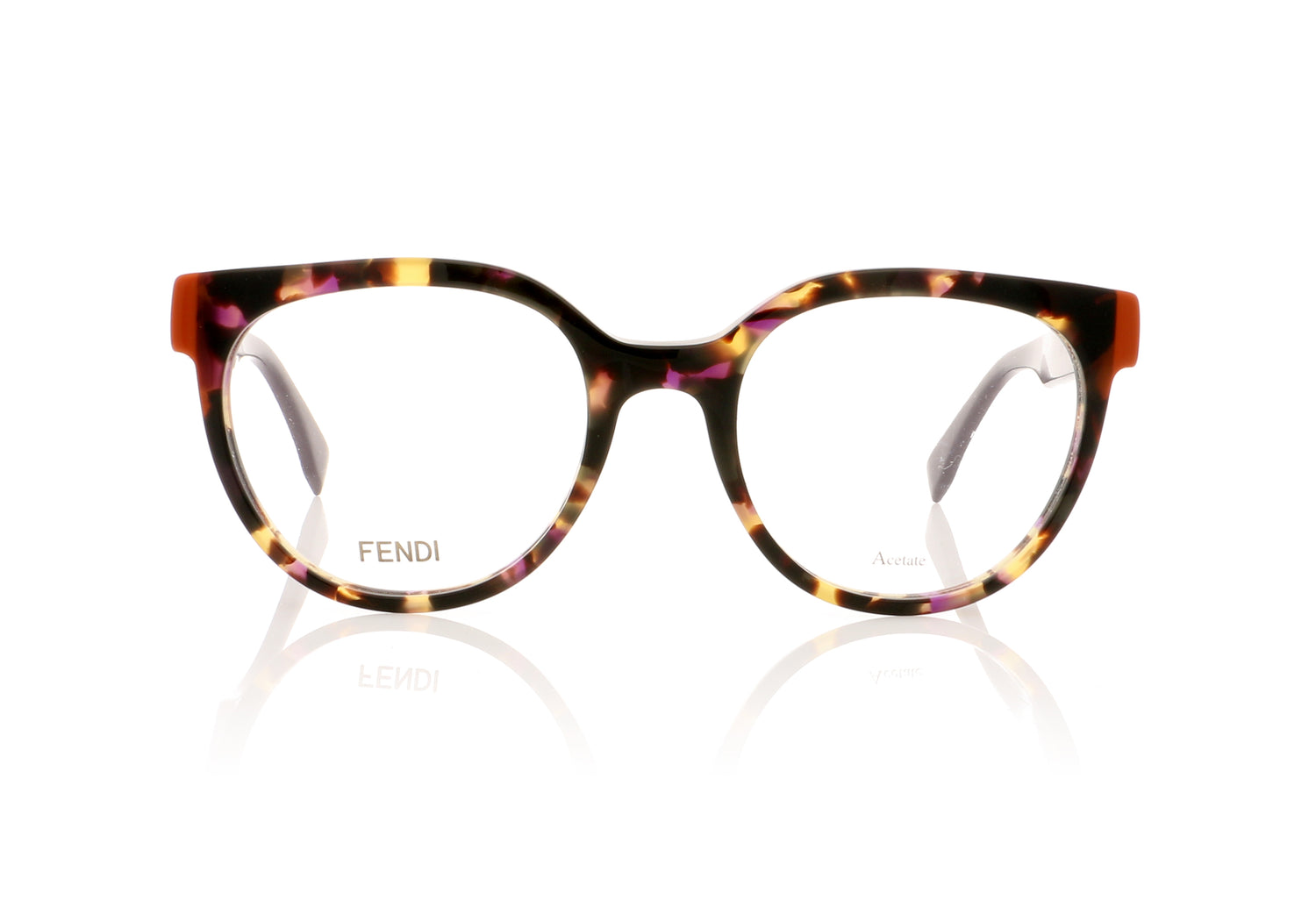 Fendi FF0131 MFX Havana Glasses - Front