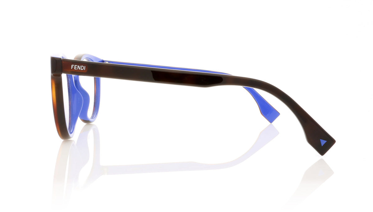 Fendi FF 0159 TLG Havana Blue Glasses - Side