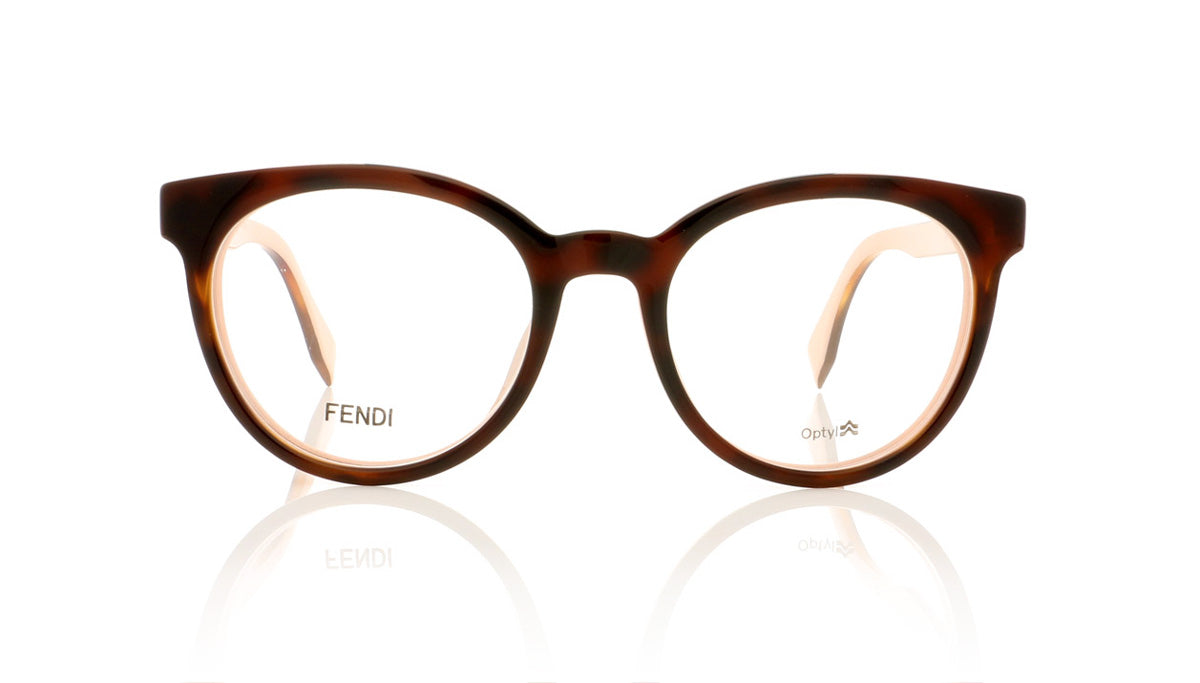 Fendi FF 0159 TLK Havana Pink Glasses - Front