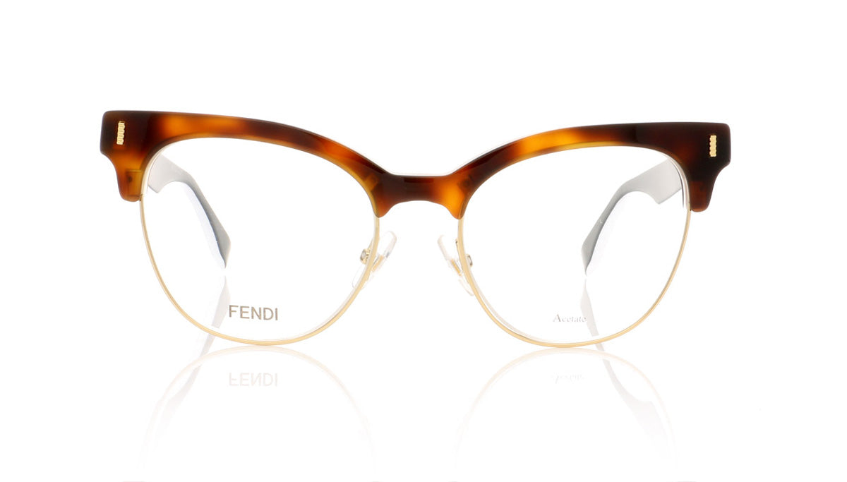 Fendi FF0163 UEI Havana Glasses - Front