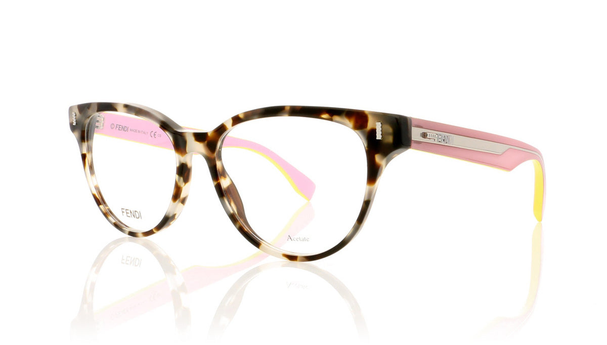 Fendi FF 0164 UEY Brown Havana Glasses - Angle