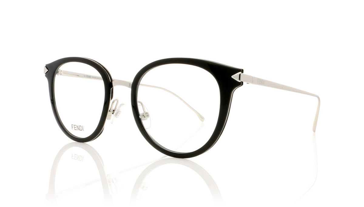 Fendi FF 0166 RMG Black Glasses - Angle