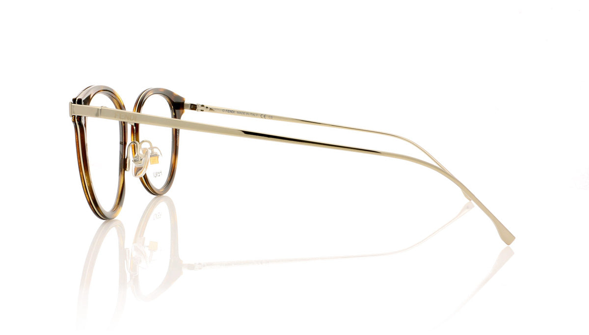 Fendi FF 0166 V4Z Havana Glasses - Side