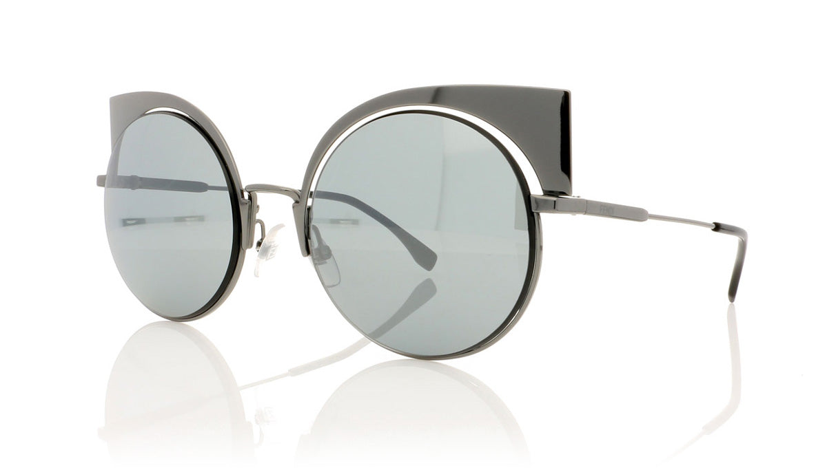 Fendi FF0177/S KJ1 Dark Ruthenium Sunglasses - Angle