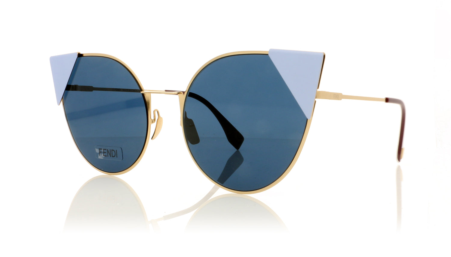 Fendi FF 0190/S 000A9 Rose Gold Sunglasses - Angle