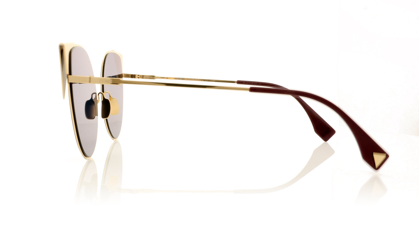 Fendi FF 0190/S 000A9 Rose Gold Sunglasses - Side