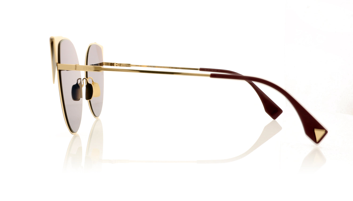Fendi FF 0190/S 000A9 Rose Gold Sunglasses - Side