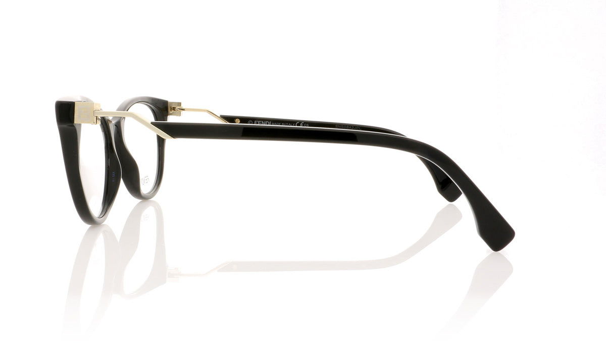Fendi FF0201 807 Black Glasses - Side